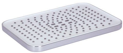 Лійка для верхнього душу QTAP HLAVOVA 260х180 CHROME/WHITE (QTHLA107CRM45785)