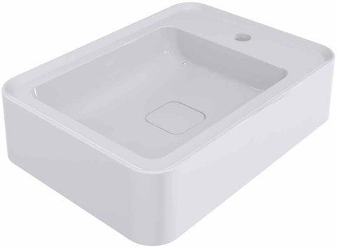 Раковина из искусственного камня MIRAGGIO MARRAKESH L 51.9х38 / белая (8814257)