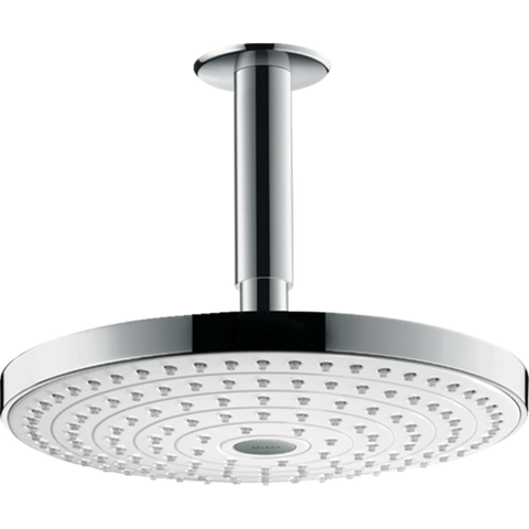 HANSGROHE Верхній душ RAINDANCE SELECT S 240 2JET з тримачем зі стелі хромований/білий (26467400)