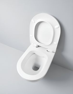 Підвісний унітаз ARCHITECTURA TWISTFLUSH + сидіння SLIM SOFT CLOSE (FLV004 01;00 + FLA014 01;00)