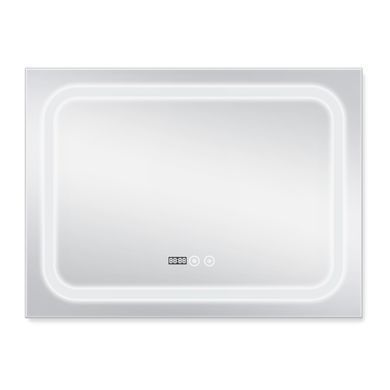 Дзеркало QTAP MIDEYA 800х600 (DC-F906) з LED-підсвічуванням та антизапотіванням QT2078F906W, 600х800