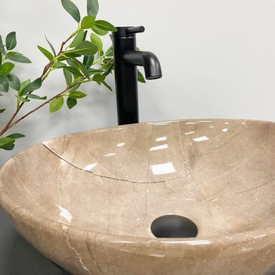 Раковина VBI PARMA 33.5х41.5 BROWN STONE GLOSSY (VBI-011013)
