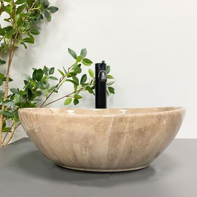 Раковина VBI PARMA 33.5х41.5 BROWN STONE GLOSSY (VBI-011013)