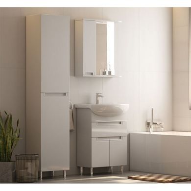 Тумба AQUARIUS SIMPLI 50 см з умивальником Артеко 50 (08882)