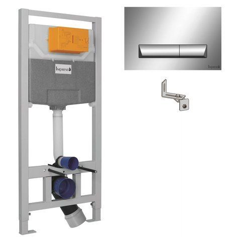 Комплект 3в1: Инсталляция для унитаза IMPRESE i-FRAME (I8120)