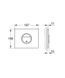 Клавіша змиву для унітазу GROHE NOVA COSMOPOLITAN LIGHT (38809000)