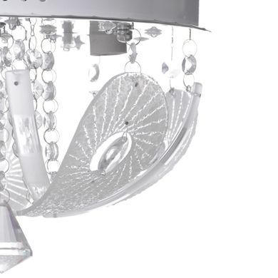 Люстра торт стельова з пультом LED E14 60W RGB WH (BCL-650S/3)