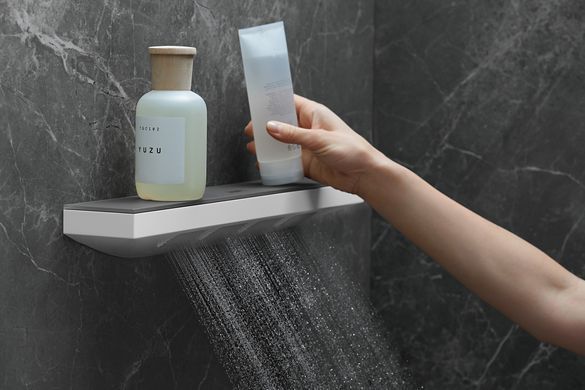 HANSGROHE Боковой душ - полочка RAINFINITY 500 1JET, MATT WHITE (26243700)