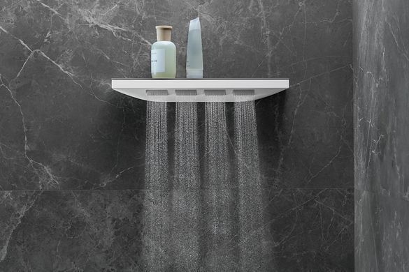 HANSGROHE Боковой душ - полочка RAINFINITY 500 1JET, MATT WHITE (26243700)