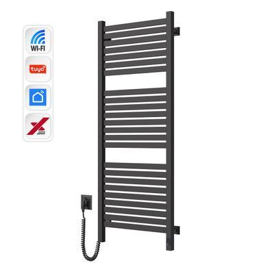 Електрична рушникосушарка NAVIN АВАНГАРД 480х1200 L SENSOR Wi-Fi / чорний муар (12-272155-4812)