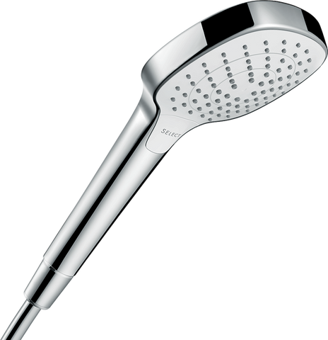 HANSGROHE Ручний душ CROMA SELECT E 110 VARIO ECOSMART білий/хромований: 9л/хв (26813400)