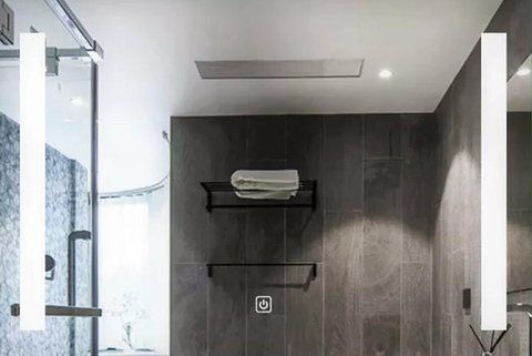 Зеркало DUSEL DE-M1041 75X100 / часами / BLUETOOTH (DUSEL-228)