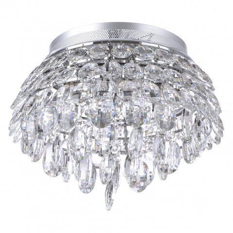 Люстра потолочная хрустальная LED 45W NW CH (BR-01 453С/9)