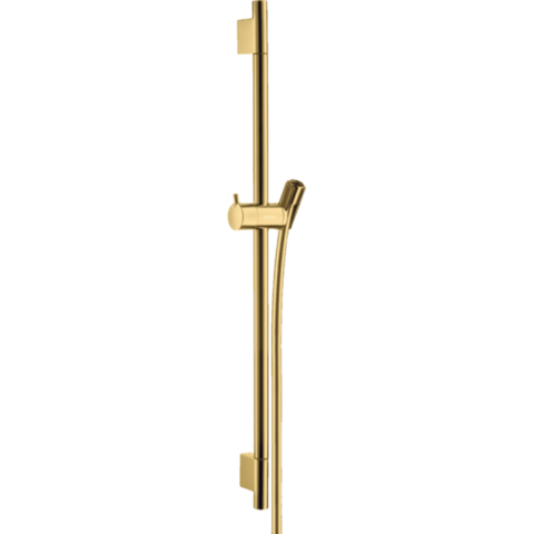 HANSGROHE Душевая штанга UNICA S PURA 65 см со шлангом 160 см POLISHED GOLD OPTIC (28632990)