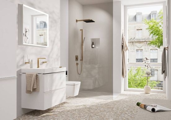 Верхній душ HANSGROHE PULSIFY E 260 1JET / бронза (24330140)
