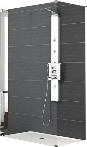 Душова кабіна RADAWAY WALK-IN MODO I SW 1700х2005 / хром / прозоре (351174-01-01N)