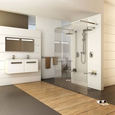 Душевая стенка RAVAK WALK-IN FREE 120х200 / профиль полированный алюминий / стекло TRANSPARENT (GW9FG0C00Z1)