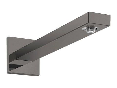 HANSGROHE Кронштейн для верхнего душа E 389 мм BRUSHED BLACK CHROME (27694340)